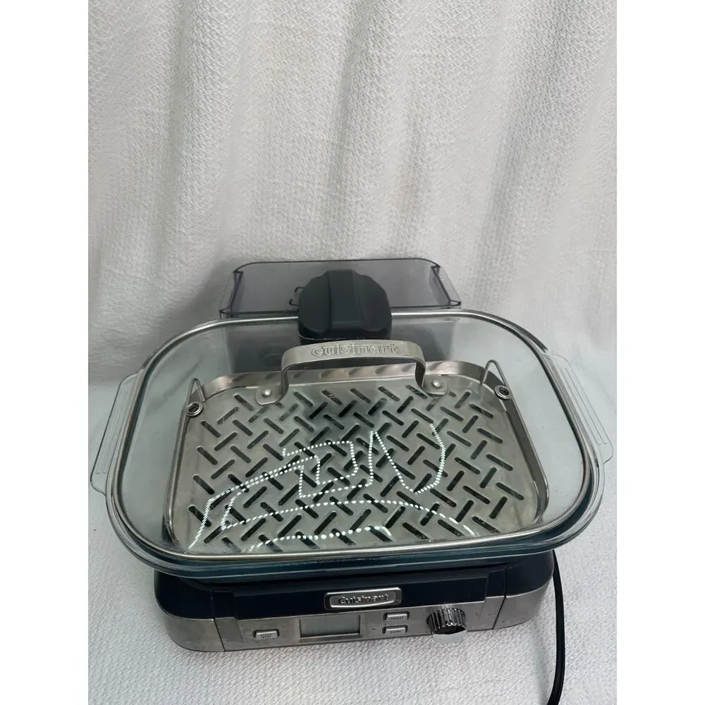 Cuisinart CookFresh Digital Glass Steamer Silver Stainless Steel STM-1000 Tested